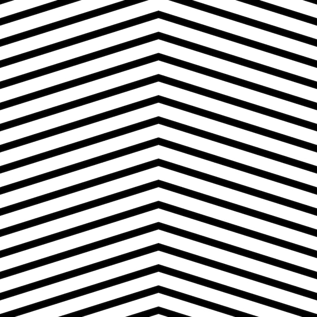 Ilustración vectorial de patrón geométrico sin costuras en blanco y negro