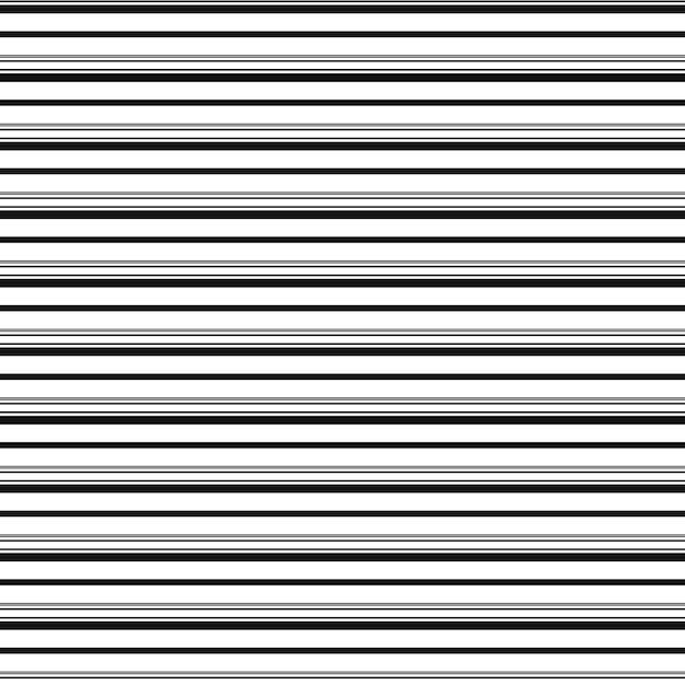Ilustración vectorial de patrón geométrico sin costuras en blanco y negro