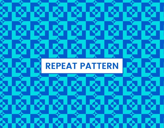 Ilustración vectorial de patrón geométrico de fondo con textura sin costuras con formas simples