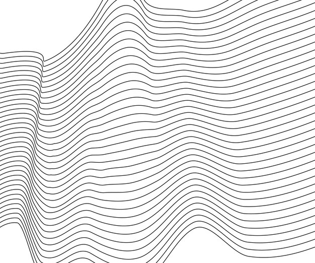 Ilustración vectorial del patrón gris de las líneas fondo abstracto
