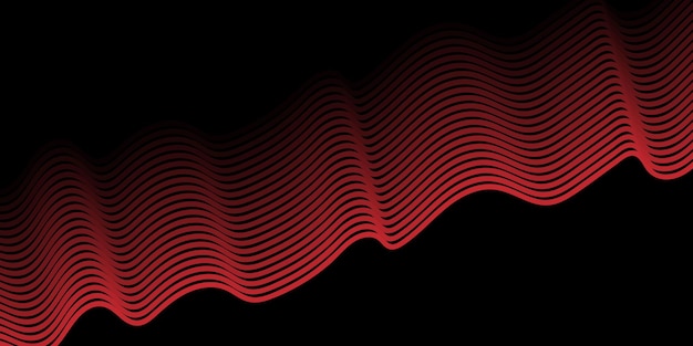 Ilustración vectorial patrón rojo de líneas fondo abstracto EPS10