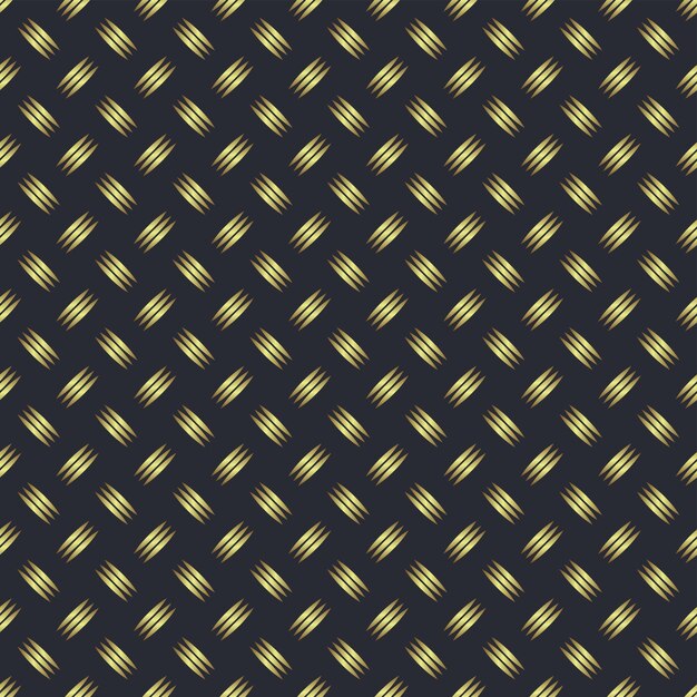 Ilustración vectorial de patrón y textura de metal sin costura de matral dorado