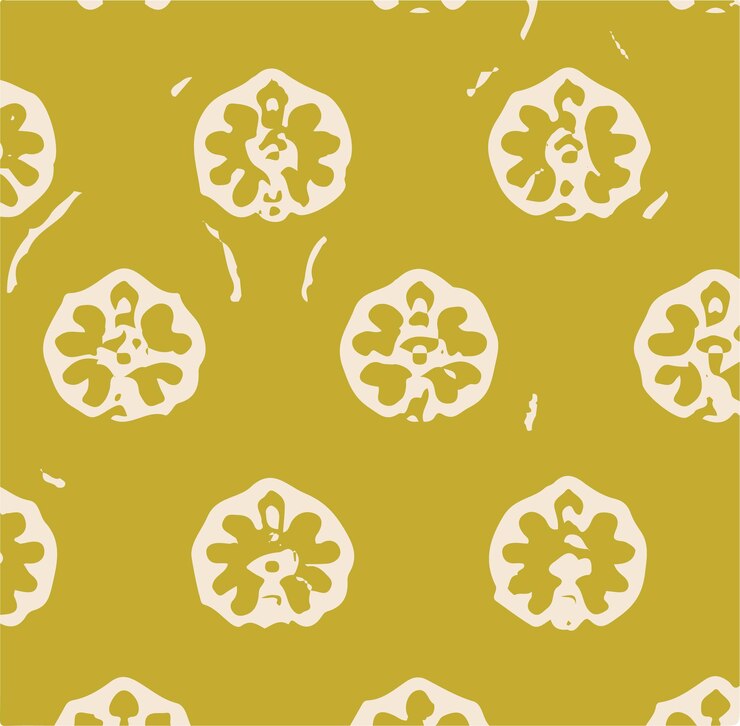 Ilustración vectorial de patrones sin costuras de flores Flores abstractas Vector floral con hojas