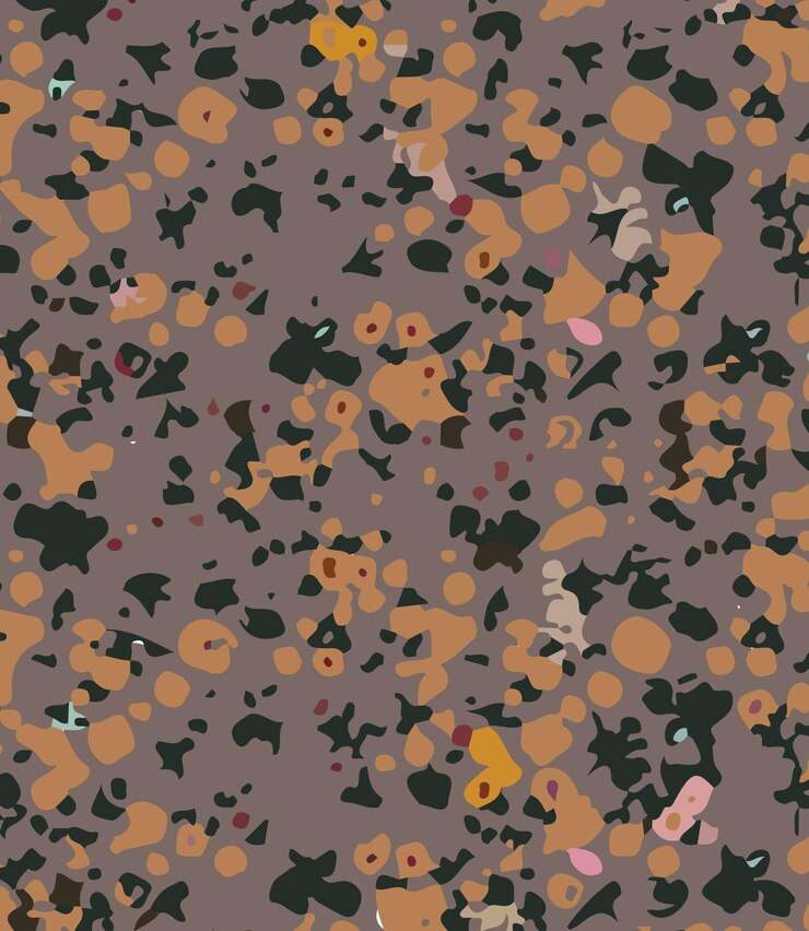 Ilustración vectorial de patrones sin costuras de flores Flores abstractas Vector floral con hojas
