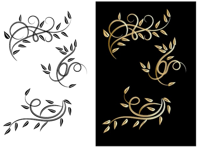 Ilustración vectorial de patrones florales de flores creativas por vectores