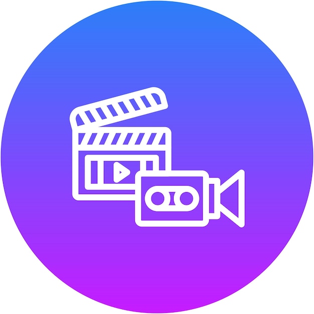 Ilustración vectorial de películas
