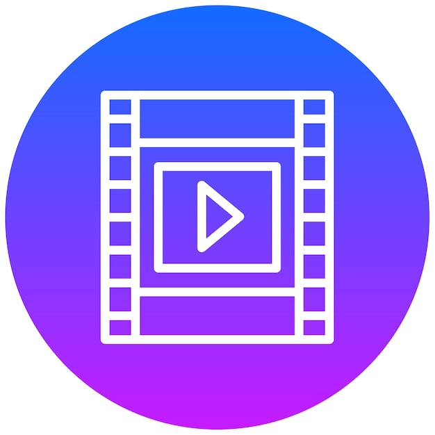 Ilustración vectorial de películas