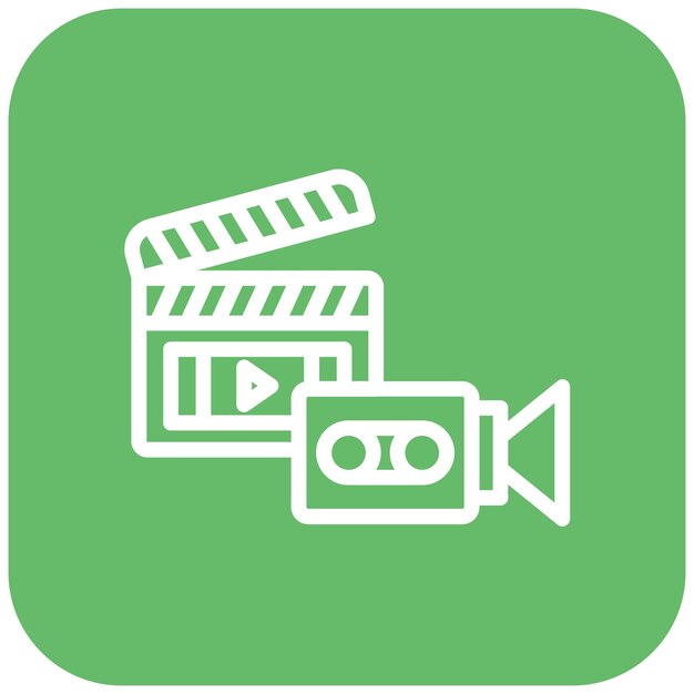 Ilustración vectorial de películas