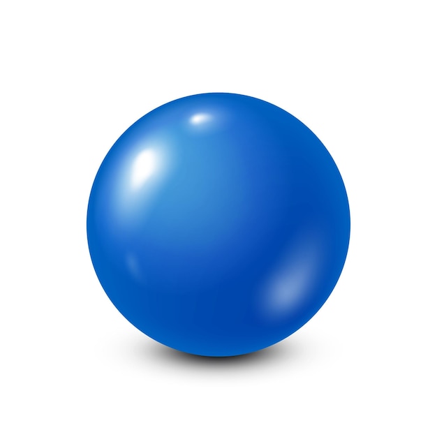 Ilustración vectorial de la pelota de billar de billar de billar de lotería con fondo blanco