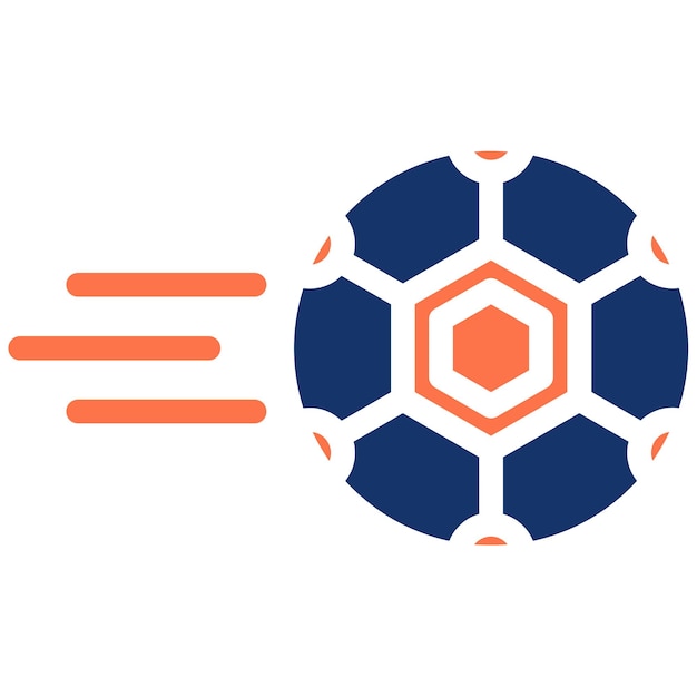 Ilustración vectorial de la pelota de fútbol