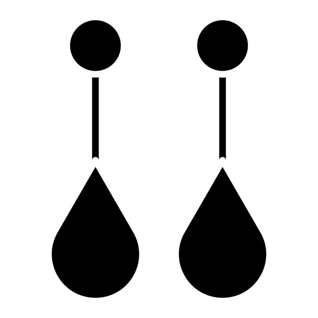 Ilustración vectorial de pendientes