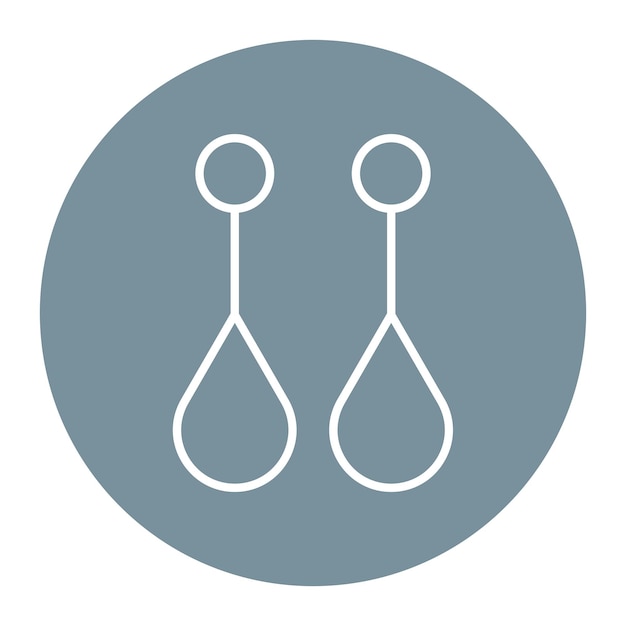 Ilustración vectorial de pendientes