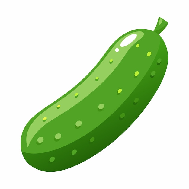 Ilustración vectorial de pepino