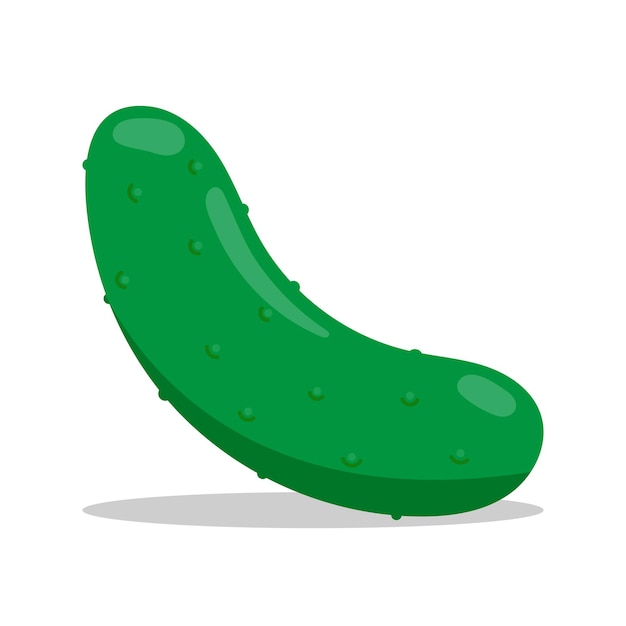 Ilustración vectorial de un pepino