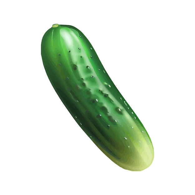 Ilustración vectorial de pepino