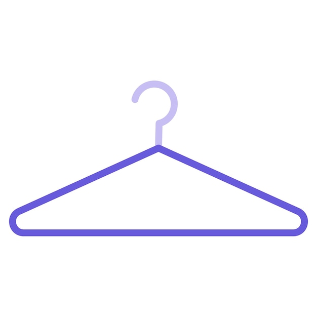 Ilustración vectorial de la percha de ropa