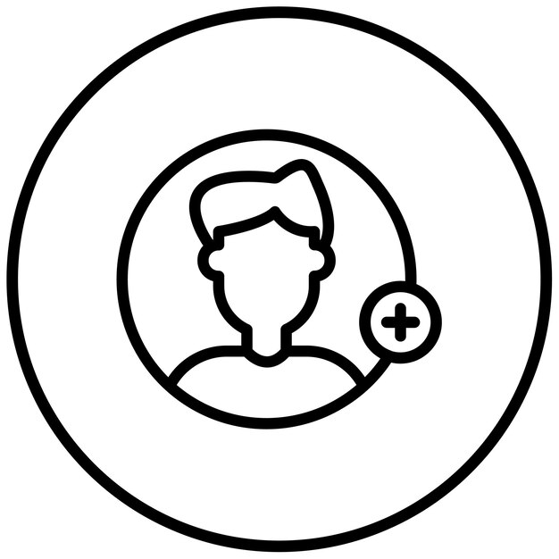 Ilustración vectorial del perfil del usuario