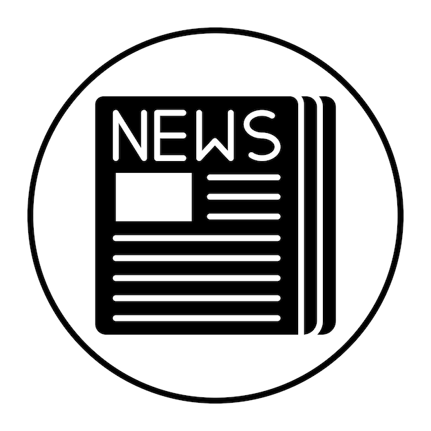 Ilustración vectorial de periódico