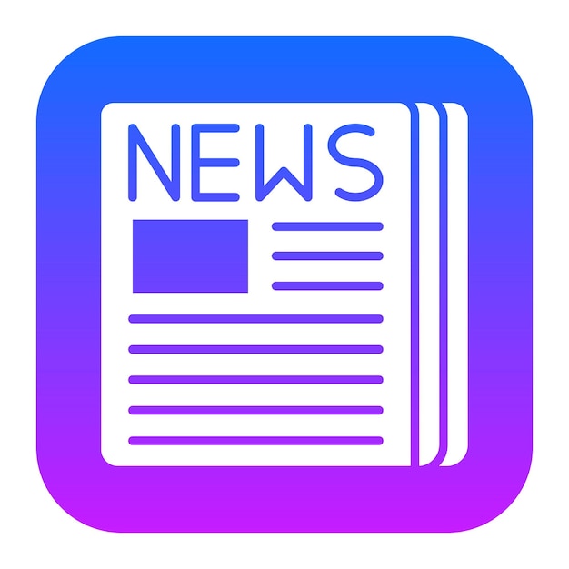Ilustración vectorial de periódico