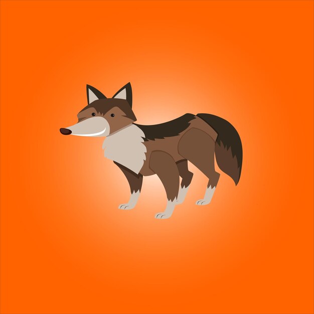 Ilustración vectorial de perros lúdica y fácil de editar en formato EPS