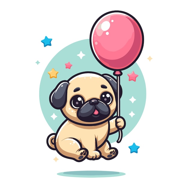 Vector ilustración vectorial de perros