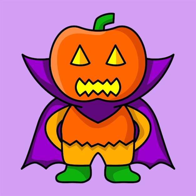 Ilustración vectorial de personajes, eventos y atributos de Halloween