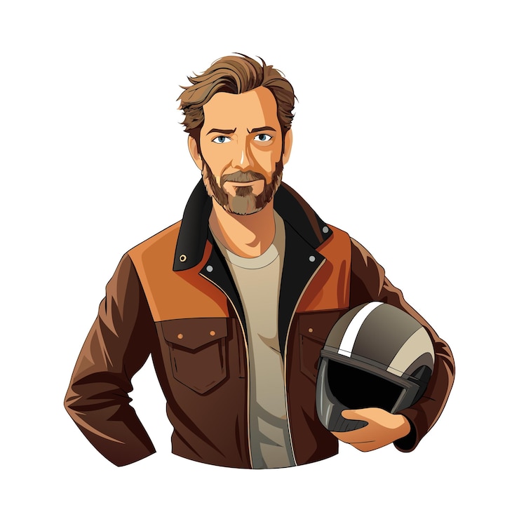Vector ilustración vectorial de personajes de hombres profesionales