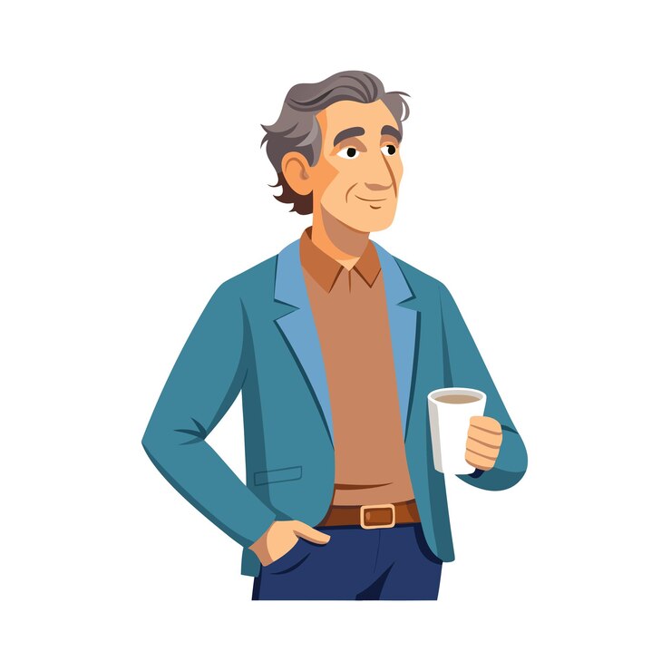 Ilustración vectorial de personajes de hombres profesionales