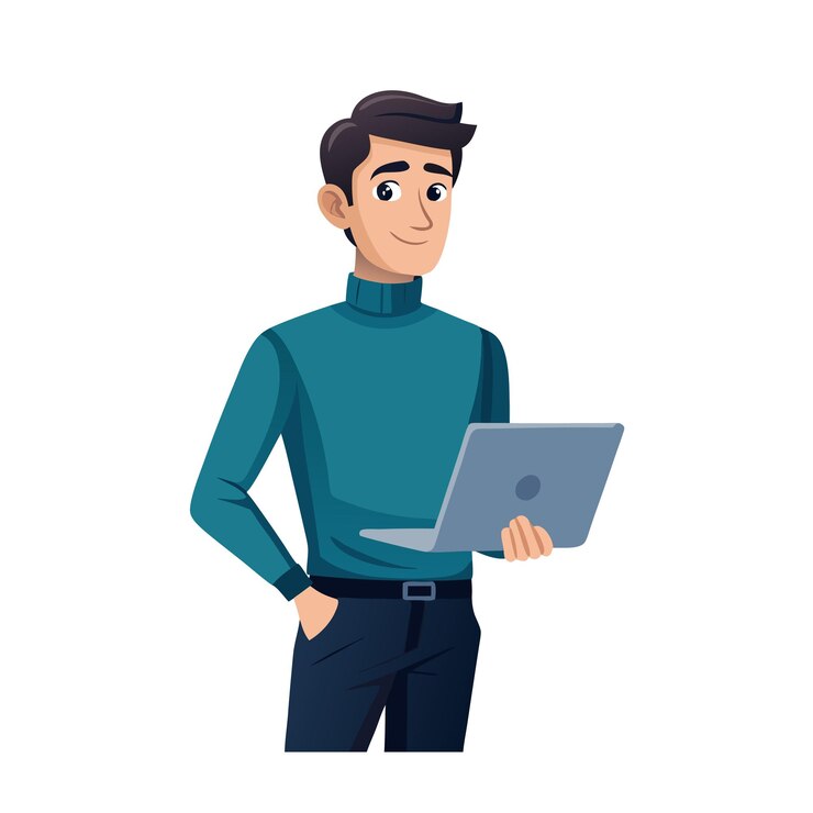 Ilustración vectorial de personajes de hombres profesionales