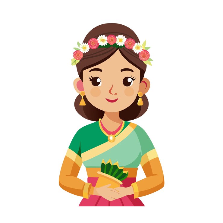 Ilustración vectorial de personajes de mujeres hermosas