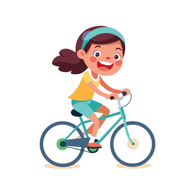 Ilustración vectorial de personajes de niñas hermosas