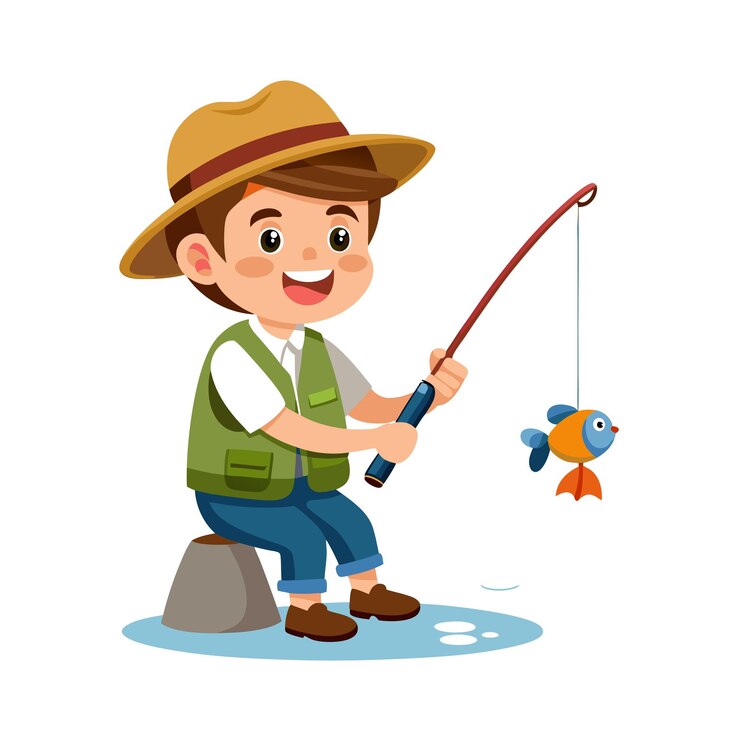 Ilustración vectorial de personajes de niños hermosos