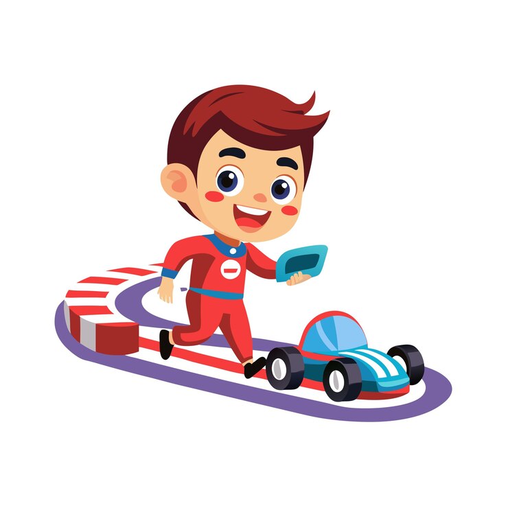 Ilustración vectorial de personajes de niños hermosos