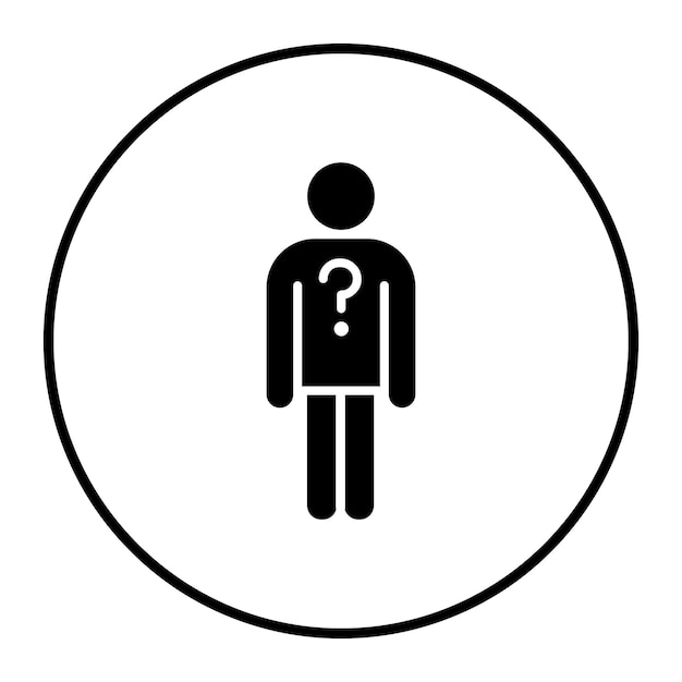 Ilustración vectorial de personas desaparecidas