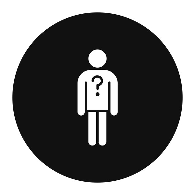 Ilustración vectorial de personas desaparecidas