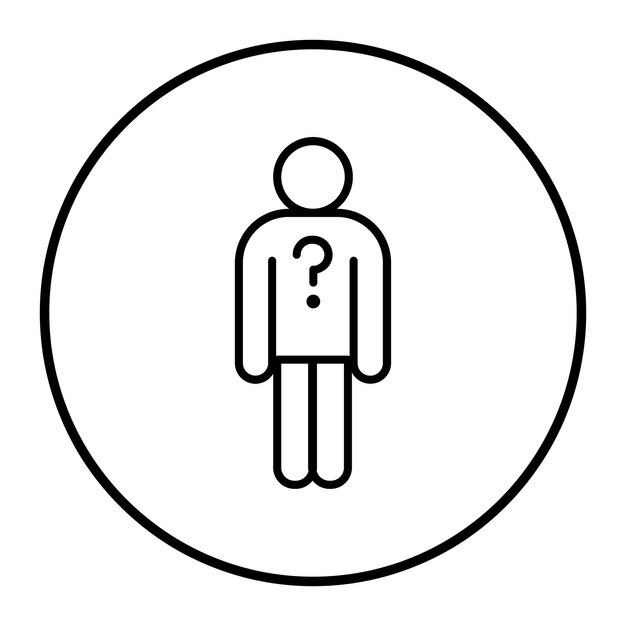 Ilustración vectorial de personas desaparecidas