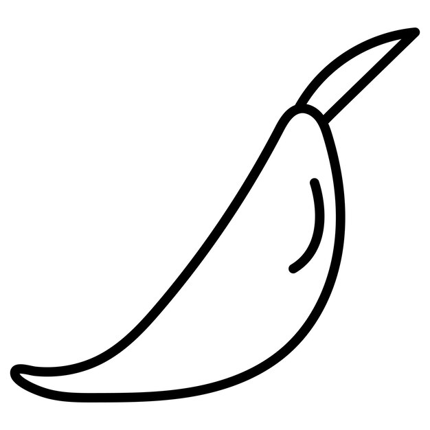 Ilustración vectorial de la pimienta