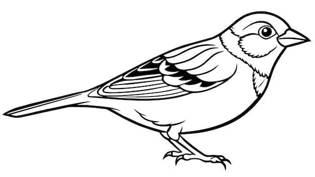 Ilustración vectorial de pinzón Arte aviar cautivador para sus diseños