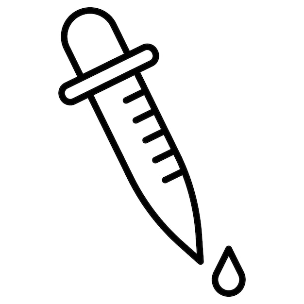 Ilustración vectorial de pipetas