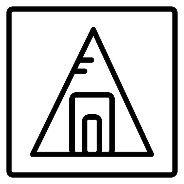Ilustración vectorial de las pirámides nubias