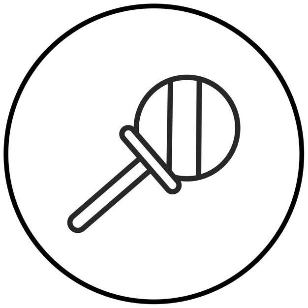 Ilustración vectorial de la piruleta