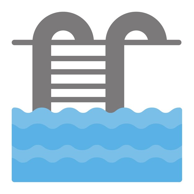 Ilustración vectorial de la piscina