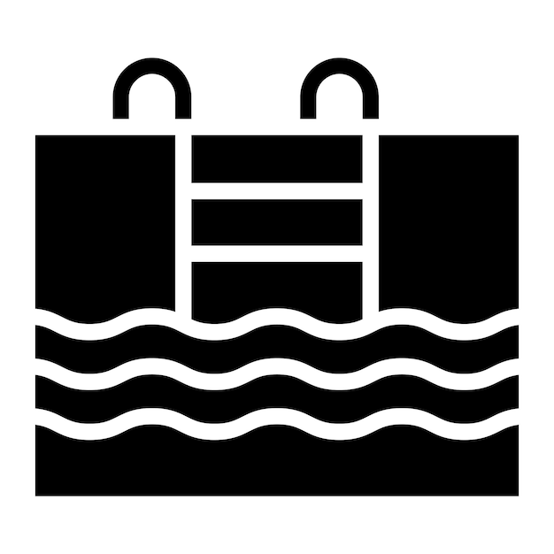 Ilustración vectorial de la piscina
