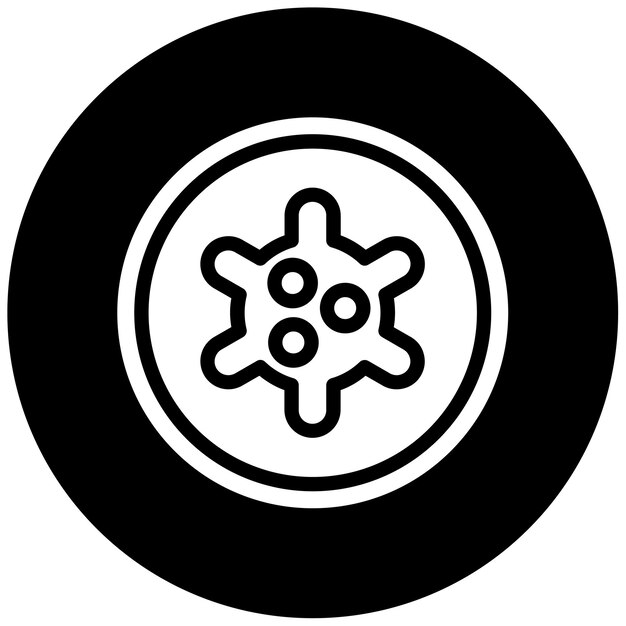 Ilustración vectorial de la placa de Petri