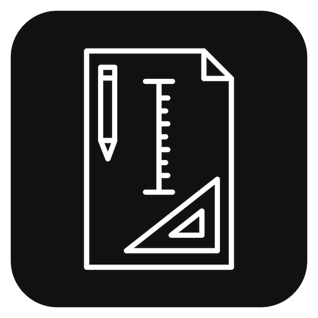 Ilustración vectorial del plan de diseño