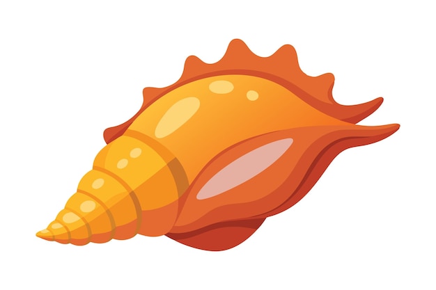 Ilustración vectorial plana de un animal bajo el agua