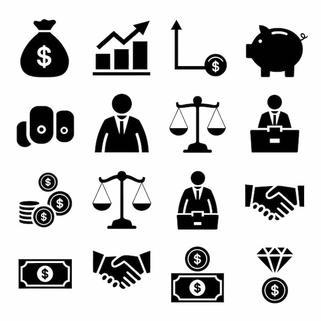 Ilustración vectorial plana de las finanzas