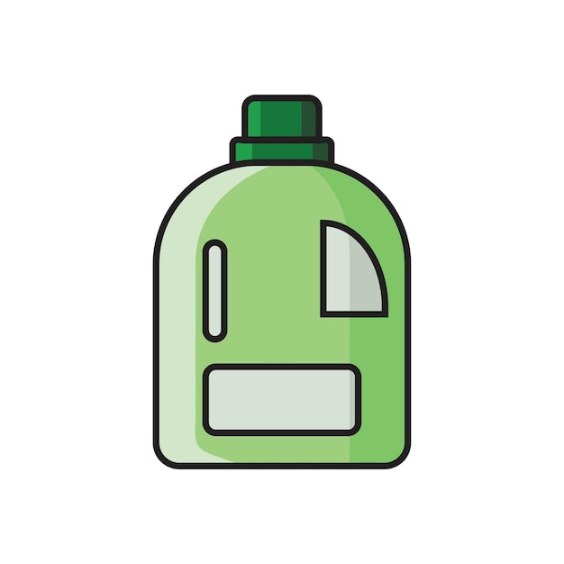 Ilustración vectorial plana del icono del detergente