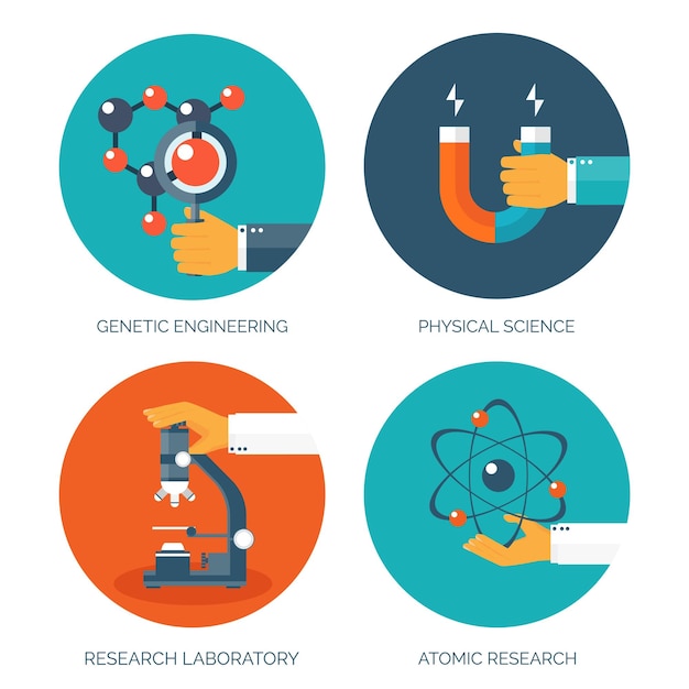 Ilustración vectorial plano de antecedentes médicos primeros auxilios diagnóstico terapia de investigación médica global