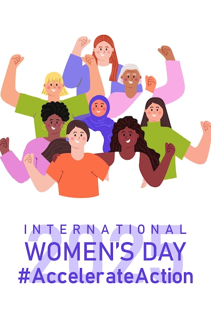 Ilustración vectorial de la plantilla de la acción de aceleración iwd 2025